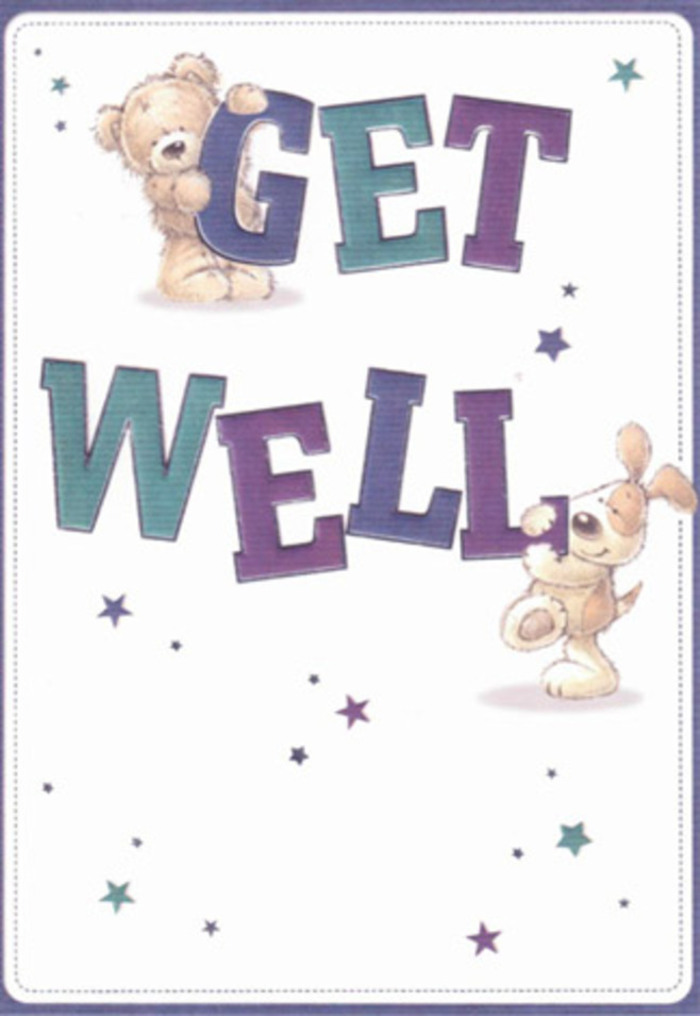 Brimming with gentle encouragement, this get well card evokes the caring community spirit of Greenwich with its charming illustrations of two whimsical friends-a big-hearted bear and a lively pup-set amidst a flurry of pastel stars. The confident, playful typography jets forth with reassuring hues of purple and aqua, echoing the lively markets near Creek Road and the green calm of local gardens. There's remarkable texture in the soft fluff of the bear and the smooth, inviting ears of the puppy, their forms designed to feel almost tangible, like the fond embrace of a pet or the calming effect of a freshly arranged bouquet. Gentle star motifs punctuate the card, sprinkling quiet well-wishes in every corner. The atmosphere is light and inviting, the display imbued with the same meticulous placement and thoughtful detail as one finds in a bespoke arrangement from a florist who knows the heart of Greenwich. Every visual element-from the clear white space to the joyful tones-works together to wrap the viewer in a sense of loving assurance, the perfect pairing for anyone ready to send or receive a bouquet that radiates hope and sincere care throughout the local area.